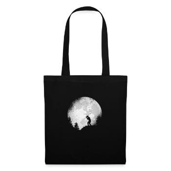 Photographie Photographe photographe Lune - Sac en tissu - noir - Devant