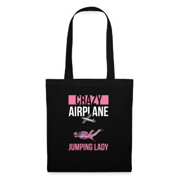 Skydiving Design for a Skydiving Woman - Tote Bag - black - Front