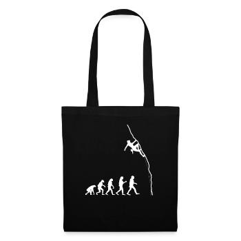 Escalade Bouldern grimpeur Climbing Climber Evolu - Sac en tissu - noir - Devant