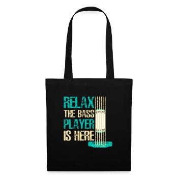 Bass Joueur - Sac en tissu - noir - Devant