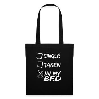 Dormir - Sac en tissu - noir - Devant