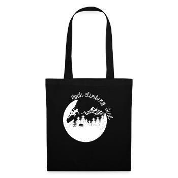 Fille d’escalade (2) - Sac en tissu - noir - Devant
