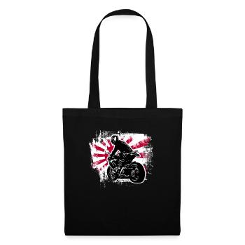 Motocycles / moto / moto biker - Sac en tissu - noir - Devant