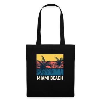 Miami Beach - Sac en tissu - noir - Devant