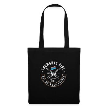 Trombone Musician Funny Gift idea - Tote Bag - black - Front