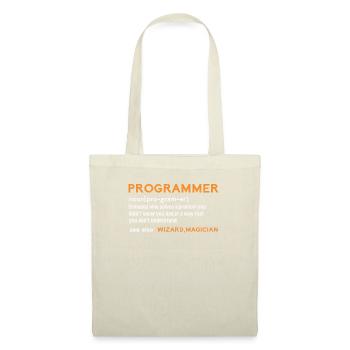 Programmer sind Zauberer - Stoffbeutel - Natur - Vorne