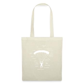 Parachute Anatomy Magic Skydiving Paraglider - Stoffbeutel - Natur - Vorne