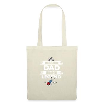 Skydiving sort pour ton parachutiste - Sac en tissu - nature - Devant