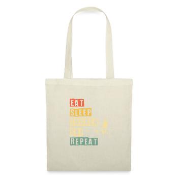 Eat Sleep Tours Ski Repeat Ski Tour Ski Retro - Sac en tissu - nature - Devant