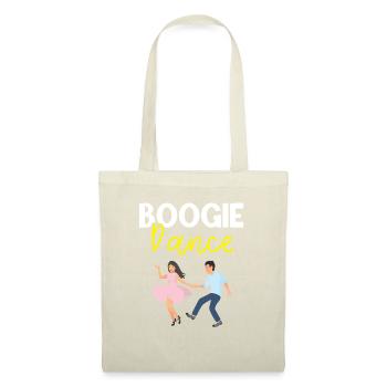 Boogie Woogie Dancer Dancing Paartanz Vintage - Stoffbeutel - Natur - Vorne