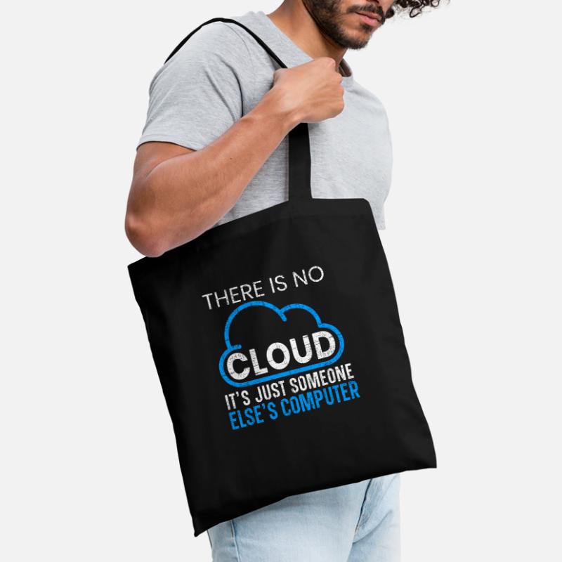 There Is No Cloud Programming Software Programmer Tote Bag