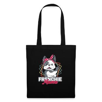 French Bulldog Frenchie Mom Dog - Tote Bag - black - Front