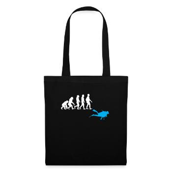 Plongée Évolution - Sac en tissu - noir - Devant