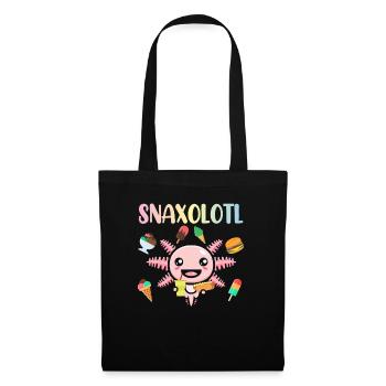 Sanxolotl Axolotl Mange de l’axolotl poisson migrateur - Sac en tissu - noir - Devant