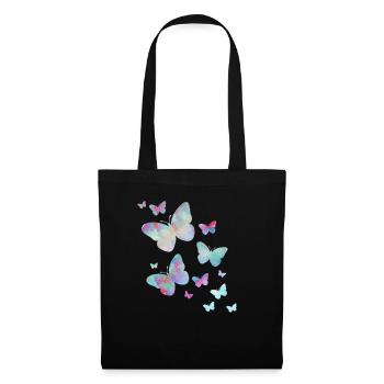 Butterfly butterfly animal colorful color - Tote Bag - black - Front