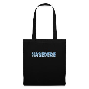 Habedere - Stoffbeutel - Schwarz - Vorne