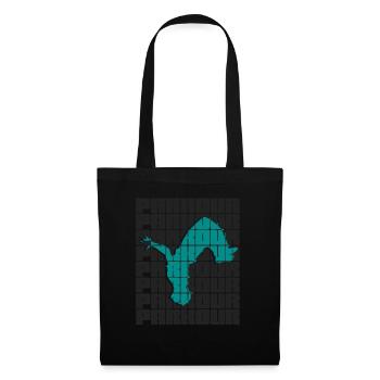 parkour - Sac en tissu - noir - Devant