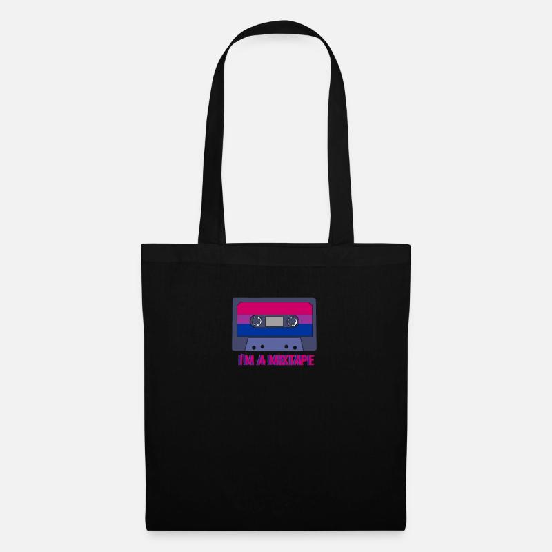 I'm A Mixtape Bisexual Pride LGBTq Pride - Stoffbeutel - Schwarz