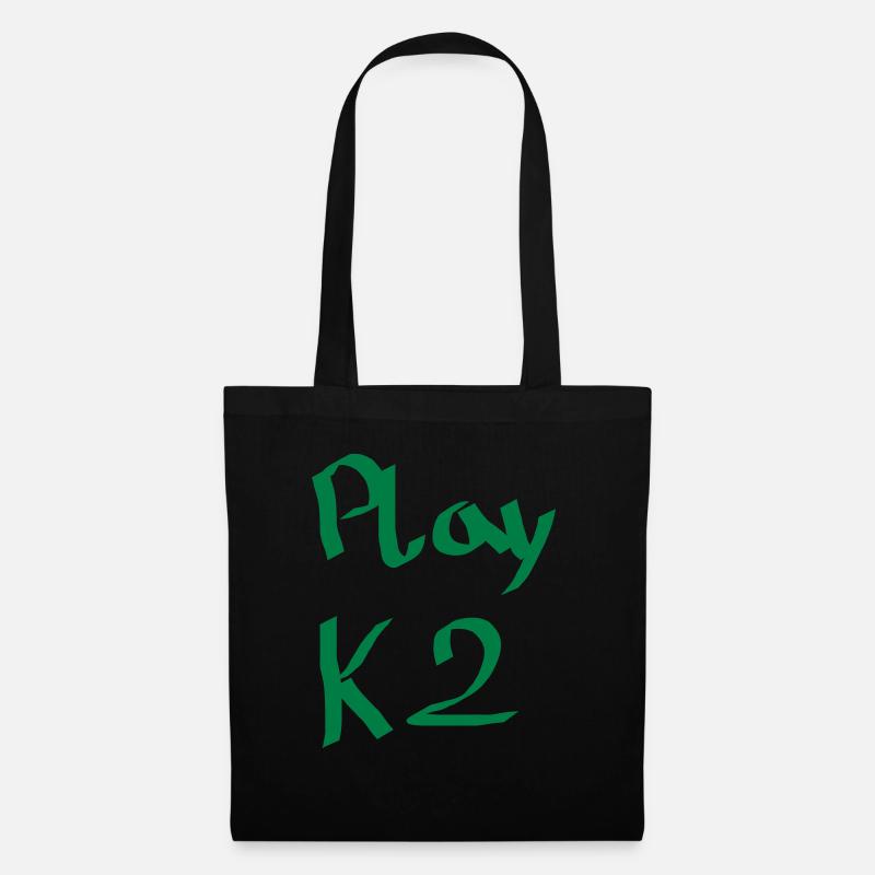 K2 - Stoffbeutel - Schwarz