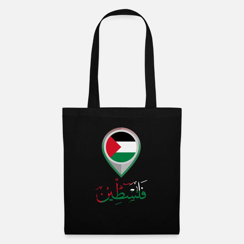 Palestine Gaza - Stoffbeutel - Schwarz