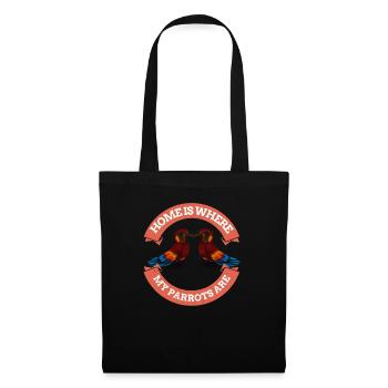 Home is where my Parrots are - Parrot Parrots - Tote Bag - black - Front