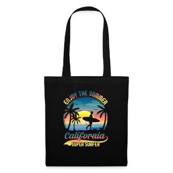 California Surfing - Tote Bag - black - Front
