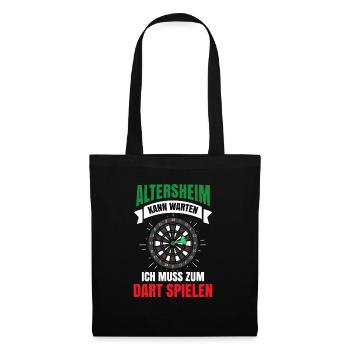 Dart - Stoffbeutel - Schwarz - Vorne