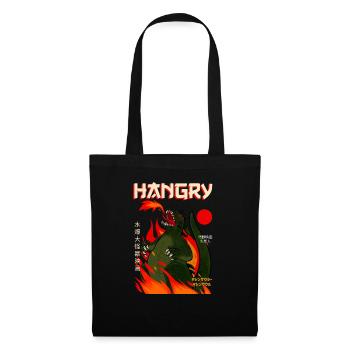 Hangry Moster Faim japonaise - Sac en tissu - noir - Devant