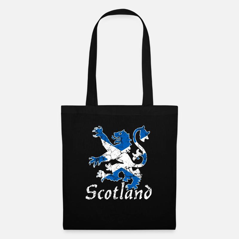 Écosse Ecosse Écossaise Drapeau écossais - Sac en tissu - noir