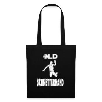 Old Schmetterhand Volleyball - Stoffbeutel - Schwarz - Vorne