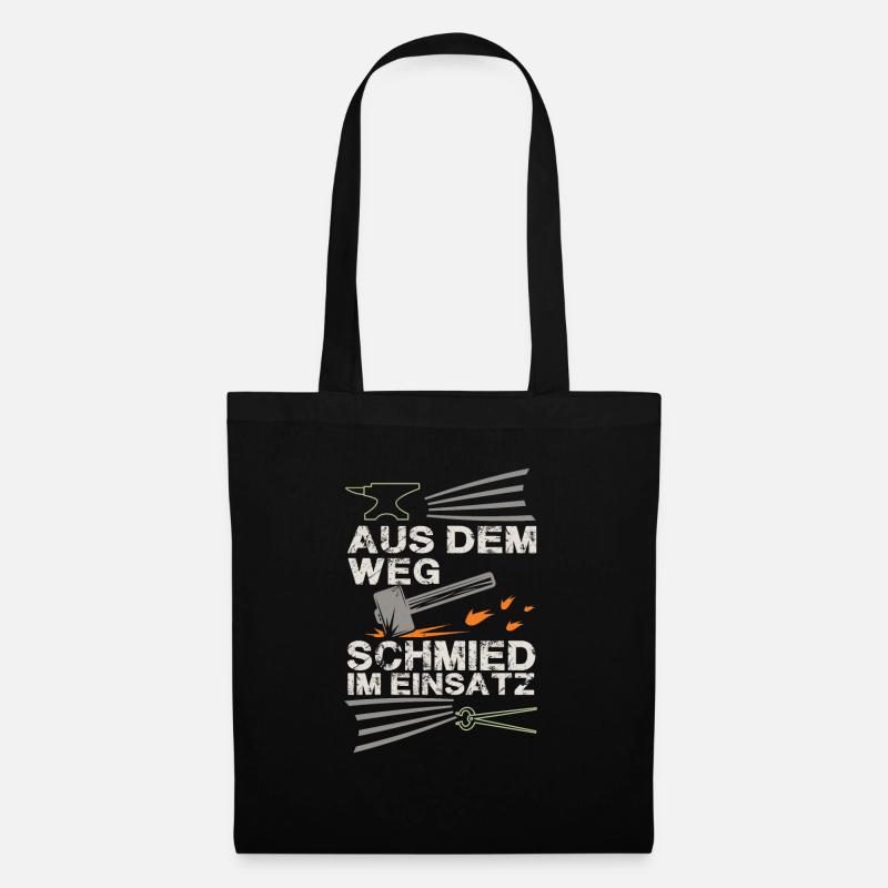 Schmied - Stoffbeutel - Schwarz