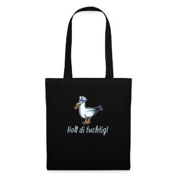 Holl di, reste en bonne santé! Plattdeutsch - Sac en tissu - noir - Devant