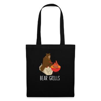 Bear Grills - Stoffbeutel - Schwarz - Vorne