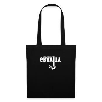 We challenge the Gravity - Grimpeur Tshirt - Sac en tissu - noir - Devant