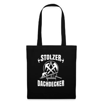 Dachdecker - Stoffbeutel - Schwarz - Vorne