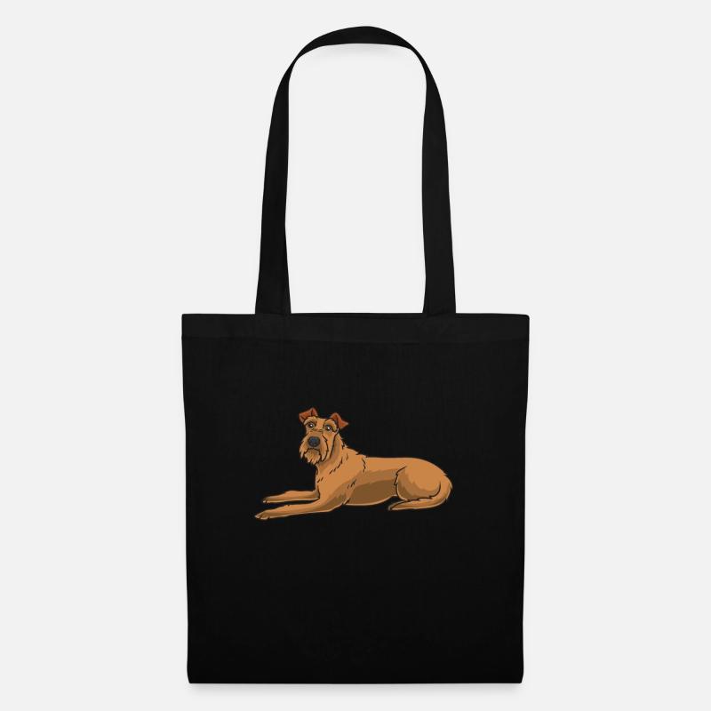 Irish Terrier - Stoffbeutel - Schwarz