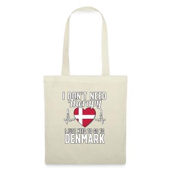 Denmark flag I Danish Souvenirs - Stoffbeutel - Natur - Vorne