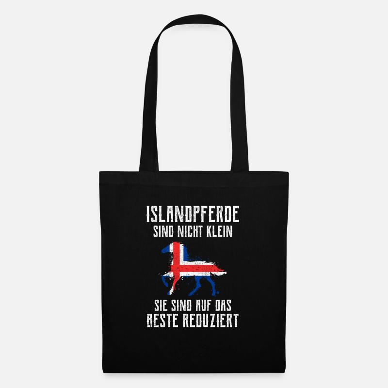 Islandpferd - Stoffbeutel - Schwarz