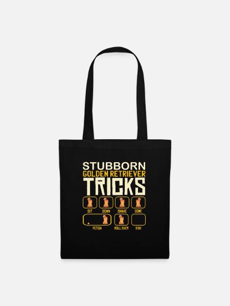 Golden retriever gift dog owner gift dog - Tote Bag - black