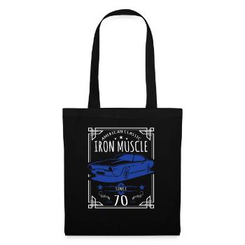 Classic Iron Muscle Vintage Car Design - Stoffbeutel - Schwarz - Vorne