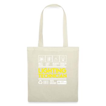 Techniciens de lumière - Sac en tissu - nature - Devant