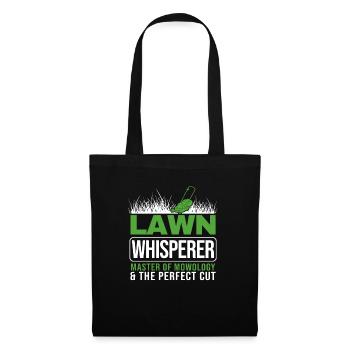 Lawn Whisper Groundskeeper Landscaper Gardener - Tote Bag - black - Front