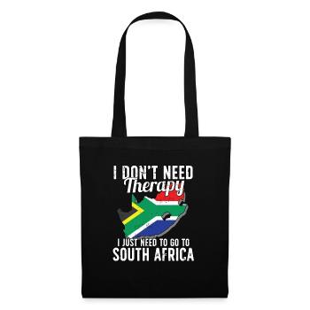 South Africa flag I South African Souvenirs - Sac en tissu - noir - Devant