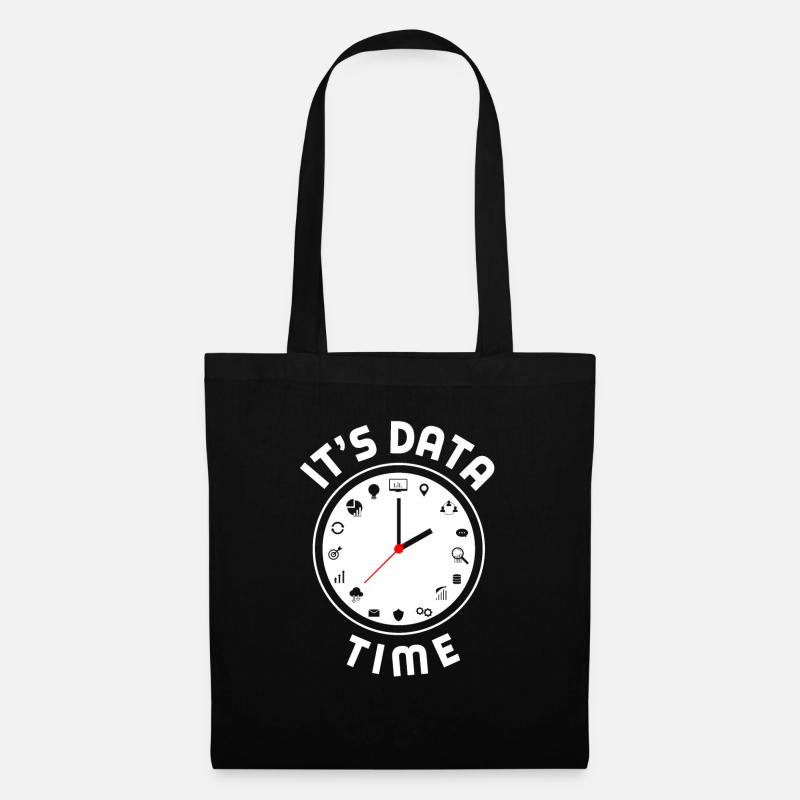 Data Engineering Data Analytics It's Data Time - Tote Bag - black