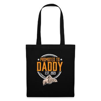 Promoted To Daddy Father, 2021 - Tote Bag - black - Front