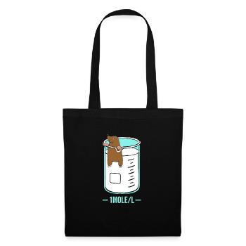 One Mole Per litre Chimie Science Chimiste - Sac en tissu - noir - Devant