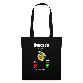 Avocado - Sac en tissu - noir - Devant