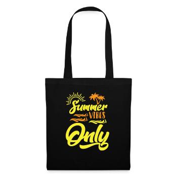 SUMMER - Stoffbeutel - Schwarz - Vorne