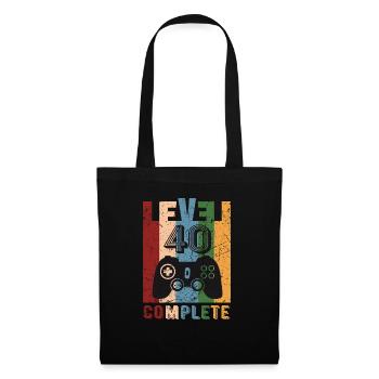 Niveau 40 Complete 40e anniversaire 40 ans 1981 - Sac en tissu - noir - Devant