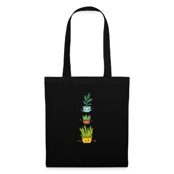 Plant Lover Gardener - Sac en tissu - noir - Devant